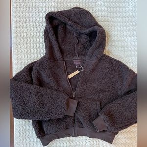 skims teddy zip up